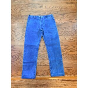 Industry of All Nations Natural Indigo 6 Dips Organic Cotton Pants Blue Size 34